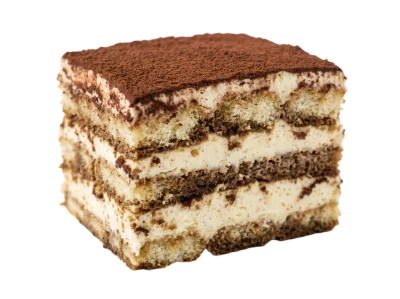 Delicious Tiramisu Cake Slice