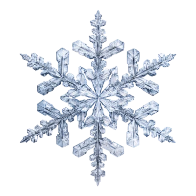 Detailed 3D Snowflake