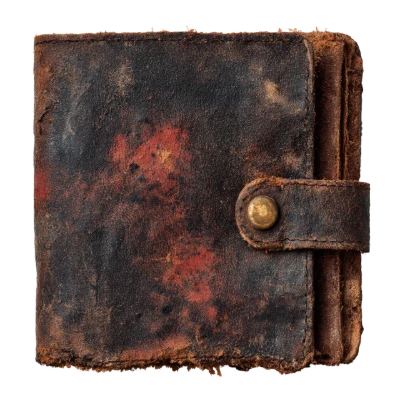 Distressed Leather Wallet