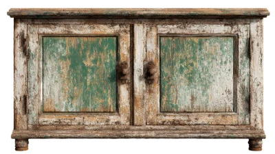 Distressed Wooden Cabinet