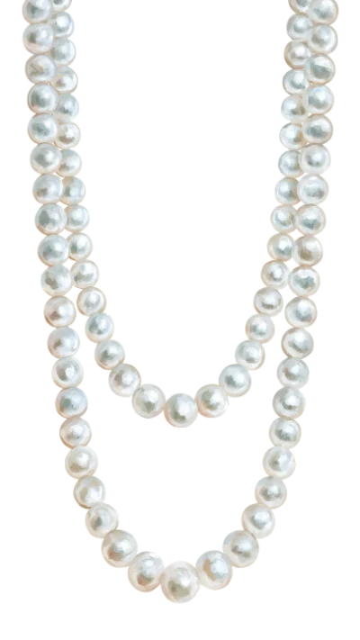 Double Strand Pearl Necklace