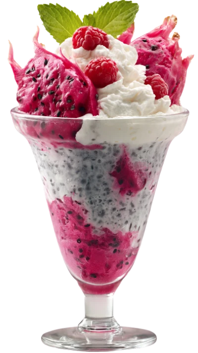 Dragon Fruit Chia Pudding