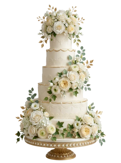 Elegant Tiered Wedding Cake