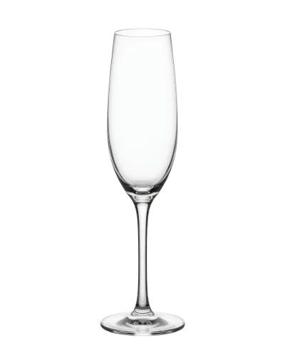 Empty Champagne Flute Glass