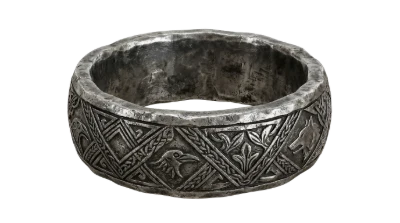 Engraved Silver Ring