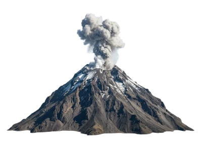 Erupting Volcano Mountain