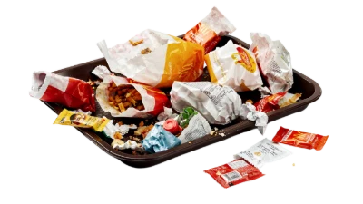 Fast Food Trash Tray