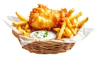 Fish And Chips Basket
