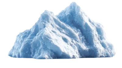 Floating Blue Iceberg