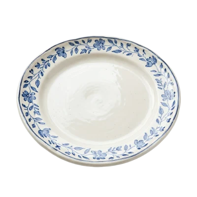 Floral Ceramic Dinner Plate