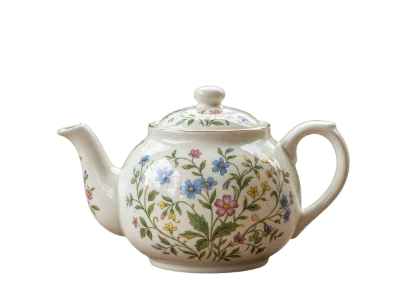 Floral Porcelain Teapot
