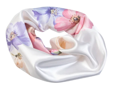 Floral Silk Scarf