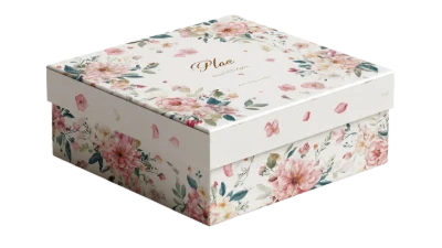 Floral Watercolor Gift Box