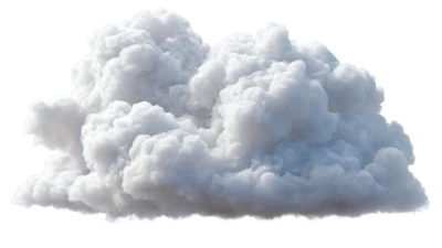 Fluffy White Cloud