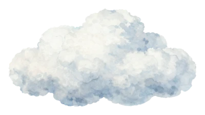 Fluffy White Cloud