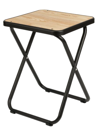 Folding Metal Wood Stool