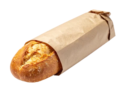 Fresh Baguette In Paper