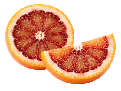 Fresh Blood Orange Slices