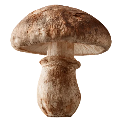 Fresh Brown Mushroom