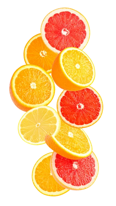 Fresh Citrus Fruit Slices