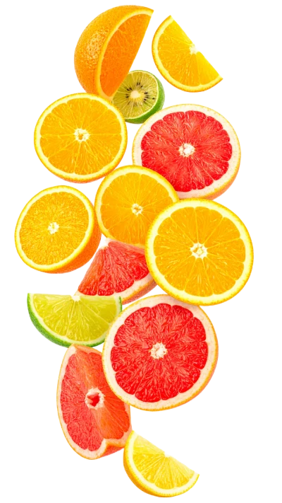 Fresh Citrus Fruit Slices