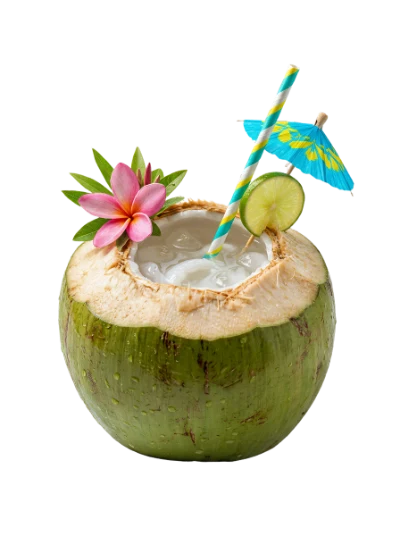 Fresh Coconut Cocktail