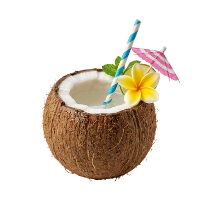 Fresh Coconut Cocktail