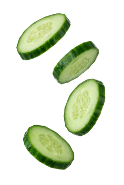 Fresh Cucumber Slices
