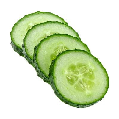 Fresh Cucumber Slices