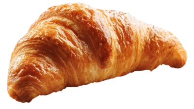 Fresh Golden Croissant