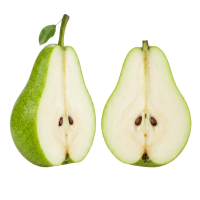 Fresh Green Pear Halves