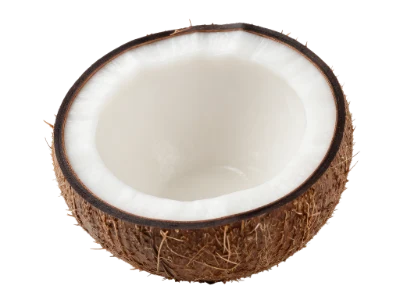 Fresh Half Coconut