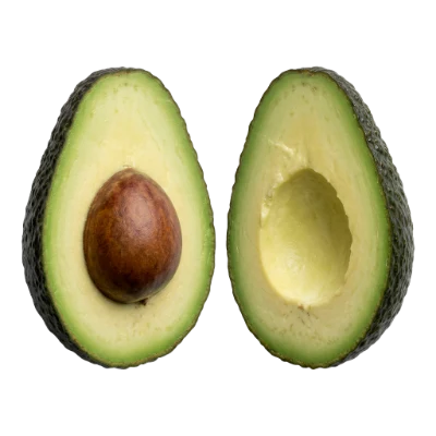 Fresh Halved Avocado