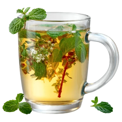 Fresh Mint Herbal Tea