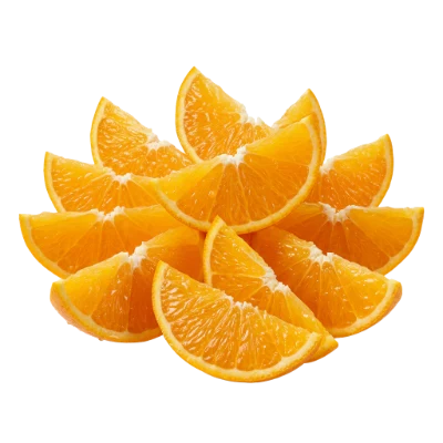Fresh Orange Fruit Slices