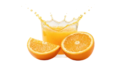 Fresh Orange Juice Splash
