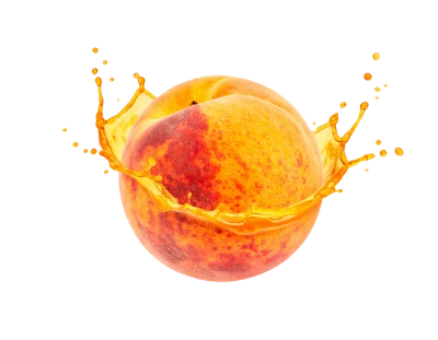 Fresh Peach Juice Splash