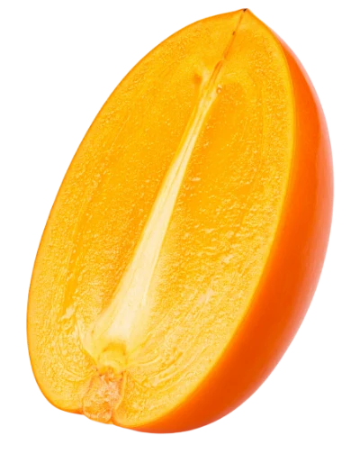 Fresh Persimmon Fruit Slice