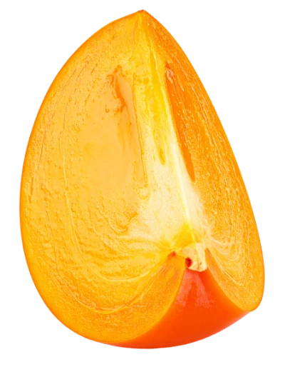 Fresh Persimmon Fruit Slice