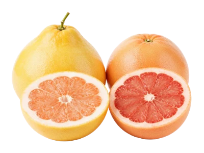Fresh Pomelo And Grapefruit