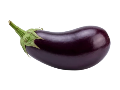 Fresh Purple Eggplant