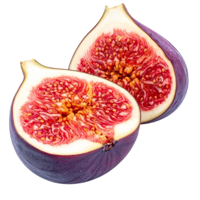 Fresh Ripe Fig Halves