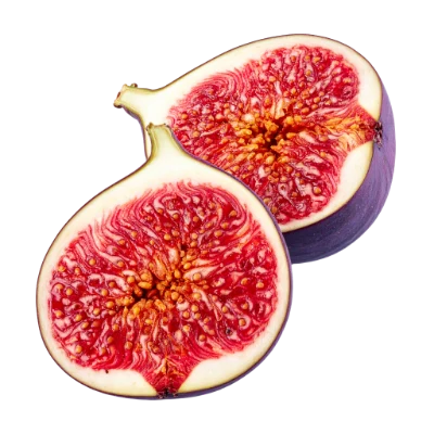 Fresh Ripe Fig Halves