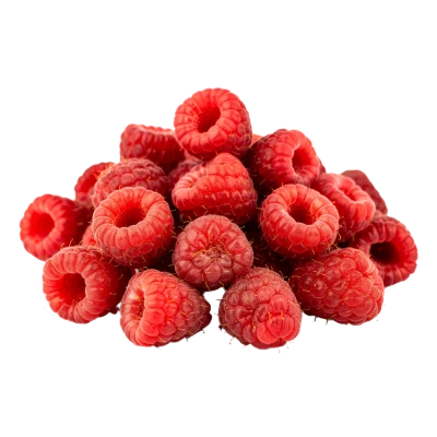 Fresh Ripe Raspberries