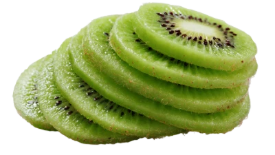 Fresh Sliced Green Kiwi