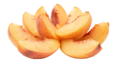 Fresh Sliced Peach