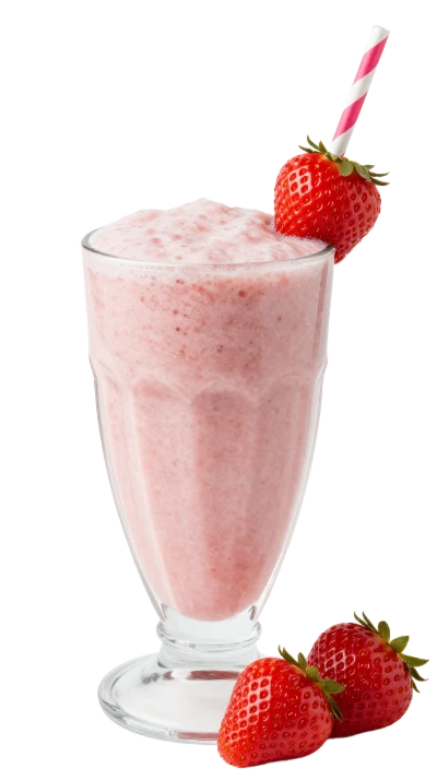 Fresh Strawberry Milkshake