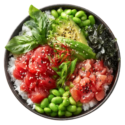 Fresh Tuna Poke Bowl