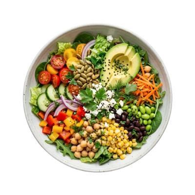 Fresh Vegetable Buddha Bowl