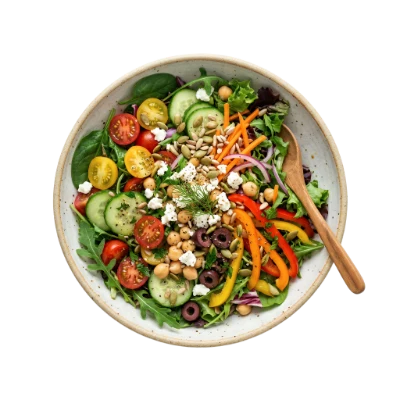 Fresh Vegetable Salad Bowl